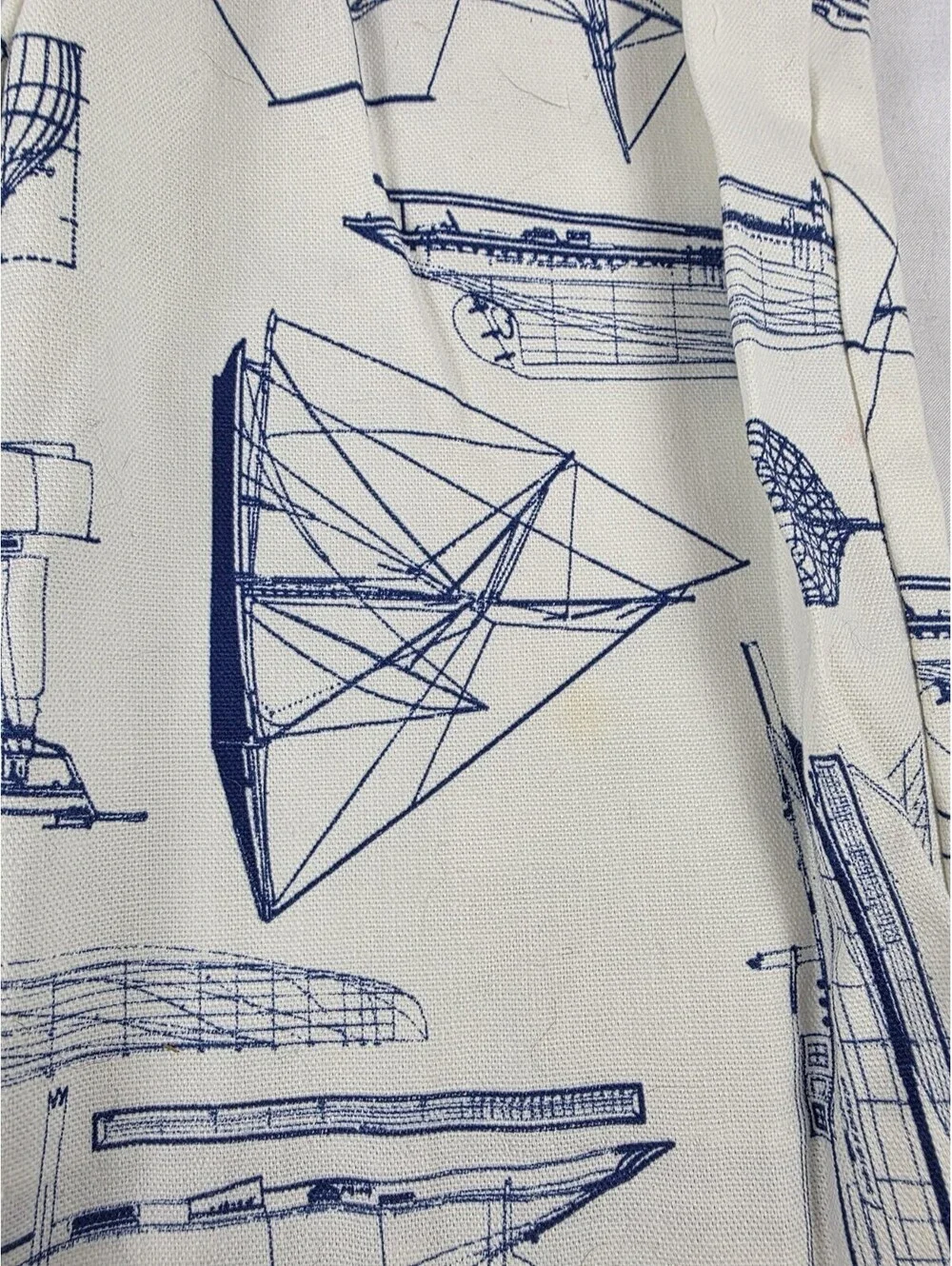 Vtg Ruth Scharf Lord & Taylor Nautical Todler Boy Overalls